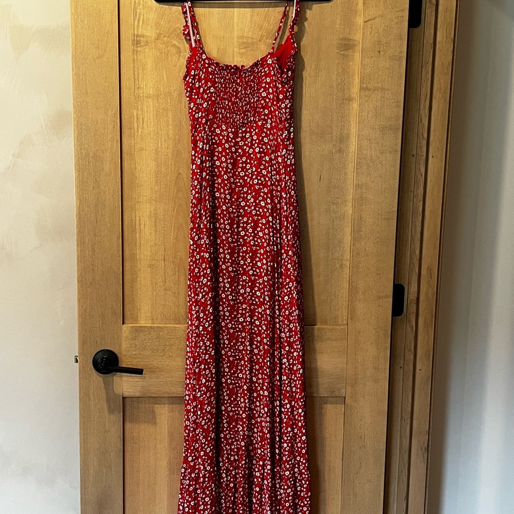 Vici Red Floral Dress - Picture 4 of 7